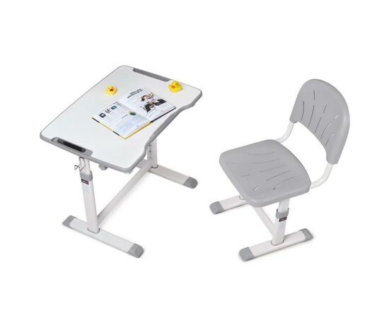 Парта со стулом FunDesk Olea Grey (516043), изображение 8 Парта со стулом FunDesk Olea Grey (516043), изображение 8