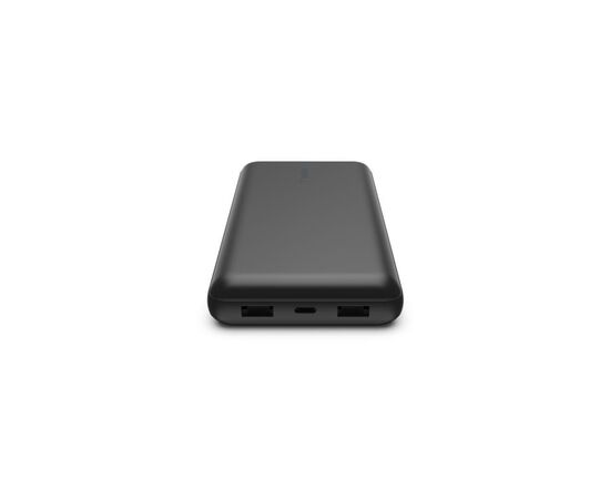 Батарея универсальная Belkin 20000mAh, USB-C, 2*USB-A, 3A, 6" USB-A to USB-C cable, Black (BPB012BTBK), изображение 3 Батарея универсальная Belkin 20000mAh, USB-C, 2*USB-A, 3A, 6" USB-A to USB-C cable, Black (BPB012BTBK), изображение 3