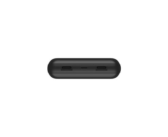 Батарея универсальная Belkin 20000mAh, USB-C, 2*USB-A, 3A, 6" USB-A to USB-C cable, Black (BPB012BTBK), изображение 4 Батарея универсальная Belkin 20000mAh, USB-C, 2*USB-A, 3A, 6" USB-A to USB-C cable, Black (BPB012BTBK), изображение 4