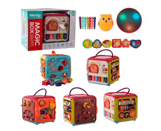Розвиваюча іграшка A-Toys Бізікуб 6 в 1 (648A-58)