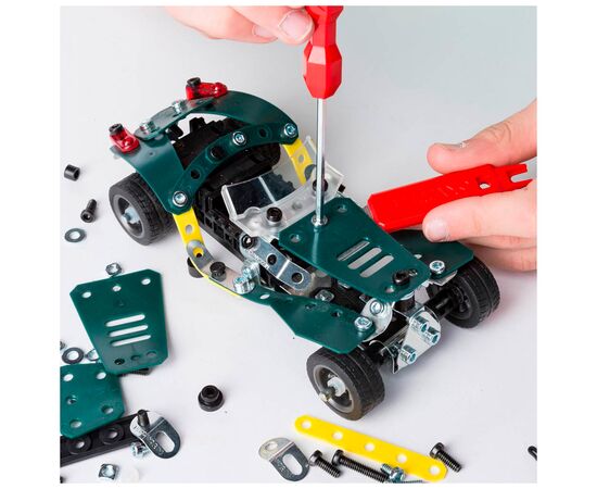 Конструктор Meccano Engineering and robotics Родстер Кабриолет 5 в 1 Инерции (6040176), изображение 3 Конструктор Meccano Engineering and robotics Родстер Кабриолет 5 в 1 Инерции (6040176), изображение 3