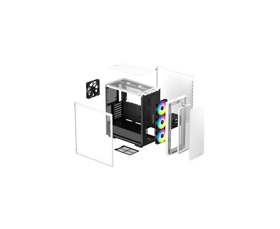 Корпус Deepcool CK560 White (R-CK560-WHAAE4-G-1), изображение 12 Корпус Deepcool CK560 White (R-CK560-WHAAE4-G-1), изображение 12