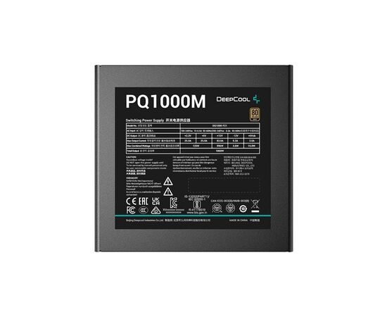 Блок питания Deepcool 1000W PQ1000M (R-PQA00M-FA0B-EU), изображение 3 Блок питания Deepcool 1000W PQ1000M (R-PQA00M-FA0B-EU), изображение 3