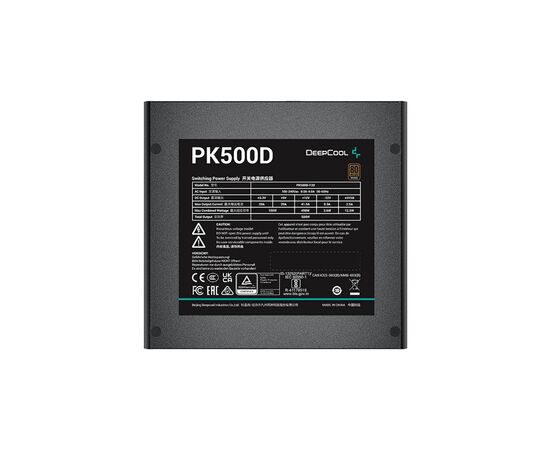 Блок питания Deepcool 500W PK500D (R-PK500D-FA0B-EU), изображение 3 Блок питания Deepcool 500W PK500D (R-PK500D-FA0B-EU), изображение 3
