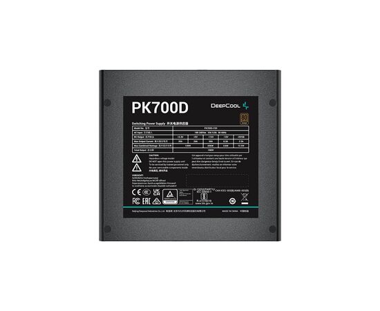 Блок питания Deepcool 700W PK700D (R-PK700D-FA0B-EU), изображение 3 Блок питания Deepcool 700W PK700D (R-PK700D-FA0B-EU), изображение 3