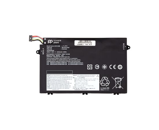 Акумулятор до ноутбука LENOVO ThinkPad E480 (01AV445) 11.4V 4000mAh PowerPlant (NB481248)