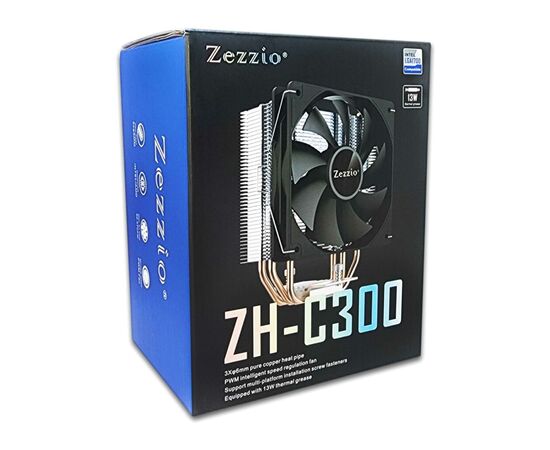 Кулер для процессора Zezzio ZH-C300, изображение 7 Кулер для процессора Zezzio ZH-C300, изображение 7