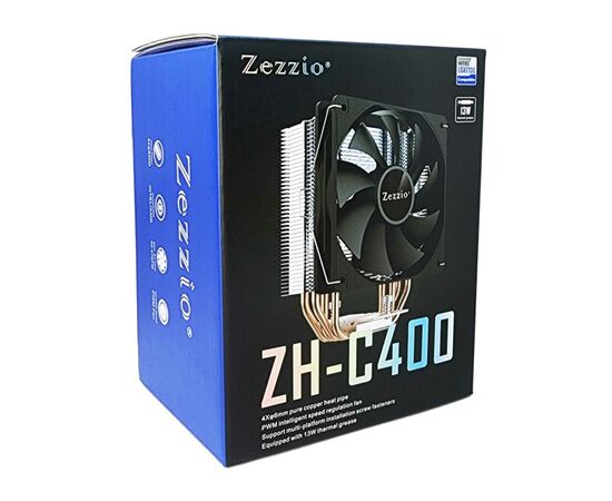 Кулер для процессора Zezzio ZH-C400, изображение 7 Кулер для процессора Zezzio ZH-C400, изображение 7