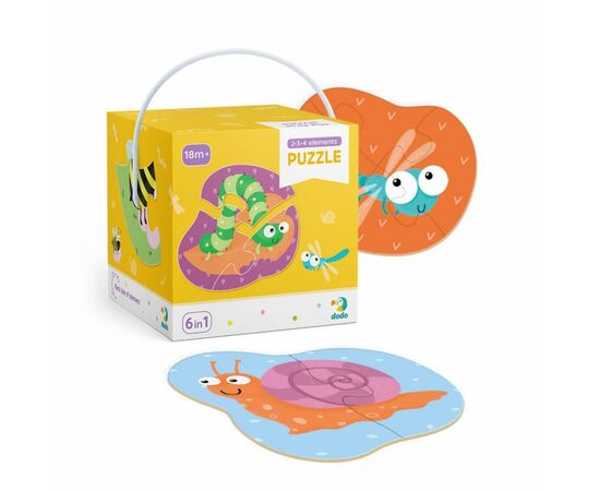 Пазл DoDo 2-3-4 элементы Насекомые (300253), изображение 2 Пазл DoDo 2-3-4 элементы Насекомые (300253), изображение 2