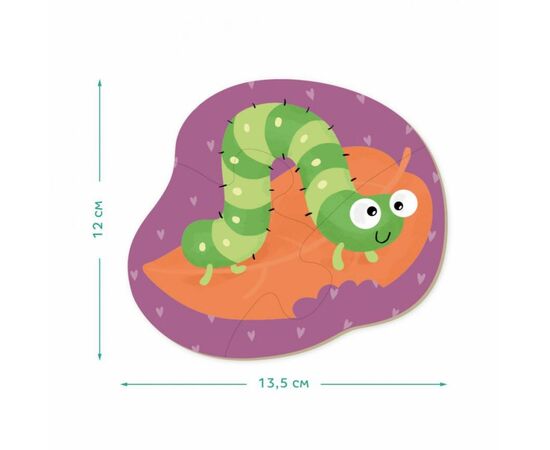Пазл DoDo 2-3-4 элементы Насекомые (300253), изображение 3 Пазл DoDo 2-3-4 элементы Насекомые (300253), изображение 3