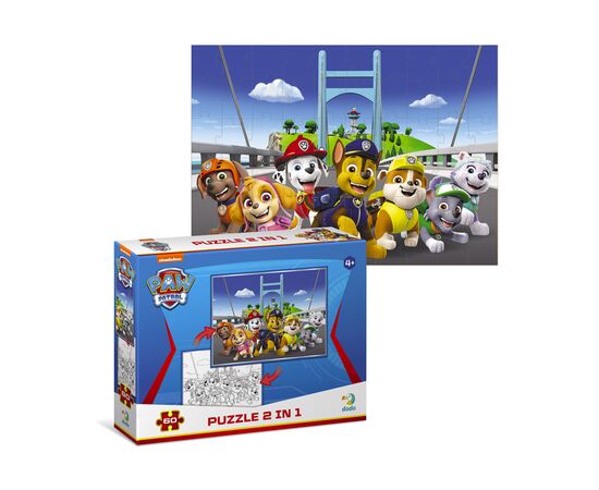 Пазл DoDo на 60 елементів 2 в 1 Paw Patrol (200162)