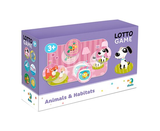 Настольная игра DoDo Лото Животные и их среда обитания (300196)