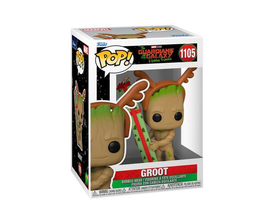 Фигурка для геймеров Funko Pop серии Стражи галактики: Holiday Special – Грут (64332), изображение 4 Фигурка для геймеров Funko Pop серии Стражи галактики: Holiday Special – Грут (64332), изображение 4