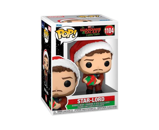 Фігурка для геймерів Funko Pop серії Вартові галактики: Holiday Special – Зоряний лорд (64333), зображення 5 Фігурка для геймерів Funko Pop серії Вартові галактики: Holiday Special – Зоряний лорд (64333), зображення 5