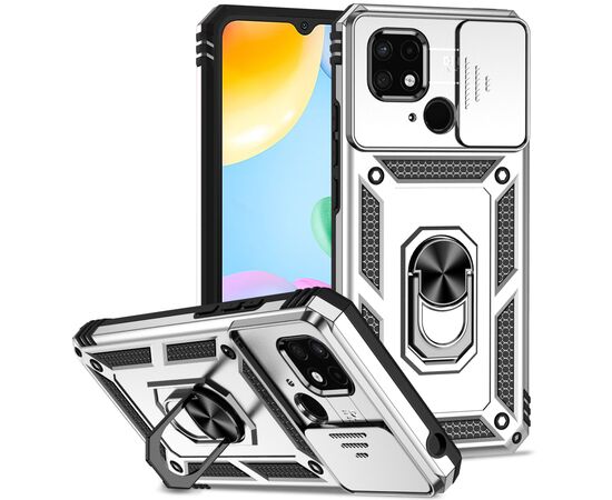 Чохол до моб. телефона BeCover Military Xiaomi Redmi 9C / Redmi 10А Silver (705581)