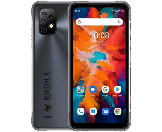 Мобильный телефон Umidigi Bison X10 4/128GB Dual Sim Storm Grey_ (Bison X10 4/128GB Storm Grey_), изображение 7 Мобильный телефон Umidigi Bison X10 4/128GB Dual Sim Storm Grey_ (Bison X10 4/128GB Storm Grey_), изображение 7