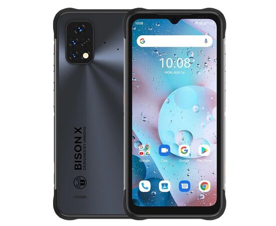 Мобильный телефон Umidigi Bison X10S NFC 4/64GB Dual Sim Storm Gray_ (Bison X10S NFC 4/64GB Storm Gray_), изображение 7 Мобильный телефон Umidigi Bison X10S NFC 4/64GB Dual Sim Storm Gray_ (Bison X10S NFC 4/64GB Storm Gray_), изображение 7