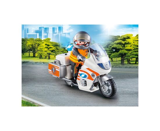 Конструктор Playmobil City life Мотоцикл МЧС (70051), изображение 4 Конструктор Playmobil City life Мотоцикл МЧС (70051), изображение 4