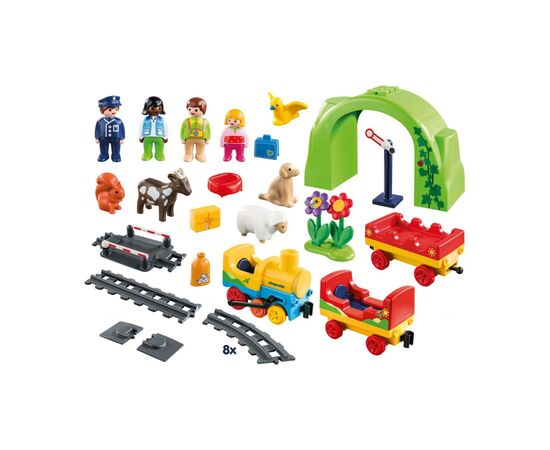 Конструктор Playmobil 1.2.3 Моя первая железная дорога (70179), изображение 3 Конструктор Playmobil 1.2.3 Моя первая железная дорога (70179), изображение 3