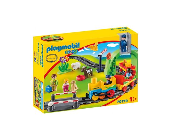 Конструктор Playmobil 1.2.3 Моя первая железная дорога (70179)