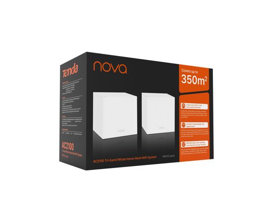 Маршрутизатор Tenda MW12-KIT-2, зображення 5 Маршрутизатор Tenda MW12-KIT-2, зображення 5