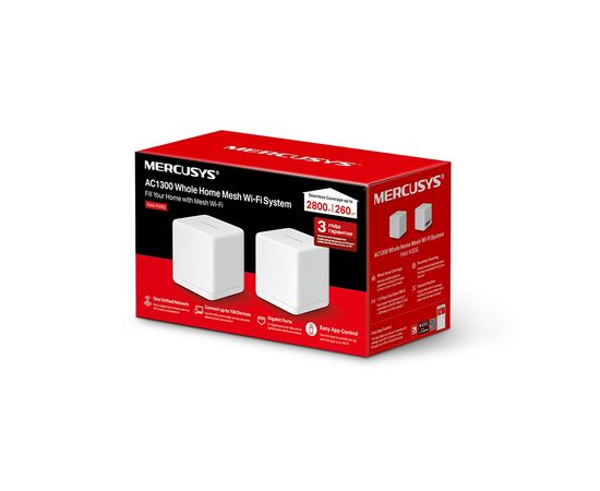 Маршрутизатор Mercusys HALO-H30G-2-PACK, зображення 5 Маршрутизатор Mercusys HALO-H30G-2-PACK, зображення 5