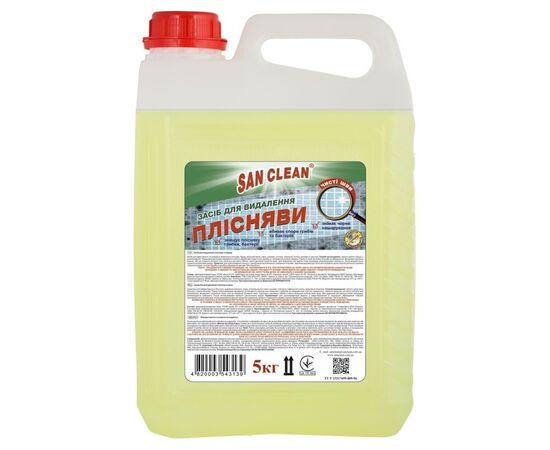 Жидкость для чистки ванн San Clean для удаления плесени 5 кг (4820003543139)