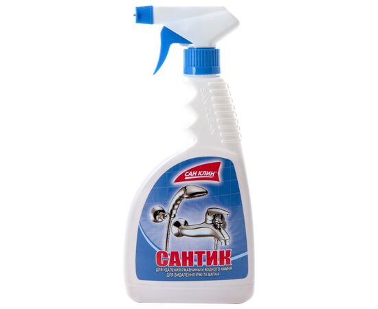 Спрей для чищення ванн San Clean для видалення іржі та вапна 500 г (4820003542989)