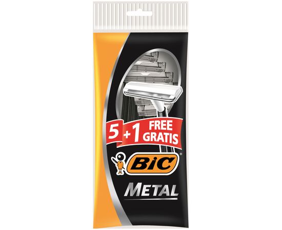 Бритва Bic Metal 5+1 шт. (3086126766171)