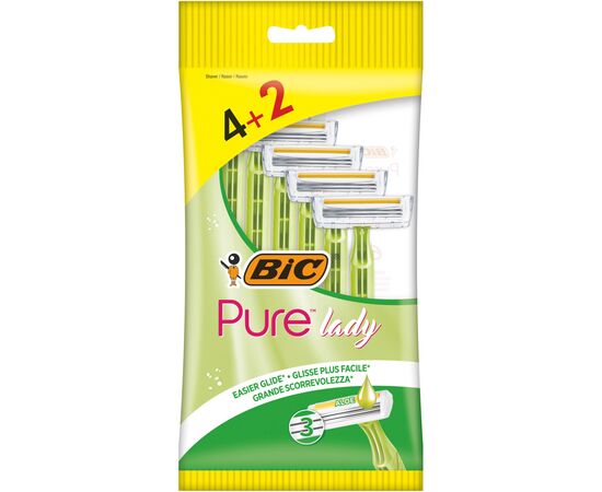 Бритва Bic Pure 3 Lady 4+2 шт. (3086126727370)