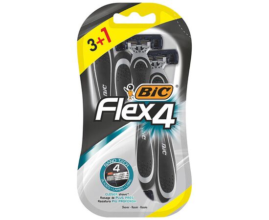 Бритва Bic Flex 4 3+1 шт. (3086123220621)