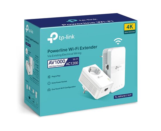 Адаптер Powerline TP-Link TL-WPA7617KIT, зображення 10 Адаптер Powerline TP-Link TL-WPA7617KIT, зображення 10