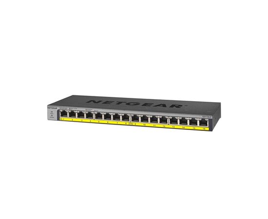 Коммутатор сетевой Netgear GS116LP-100EUS, изображение 3 Коммутатор сетевой Netgear GS116LP-100EUS, изображение 3