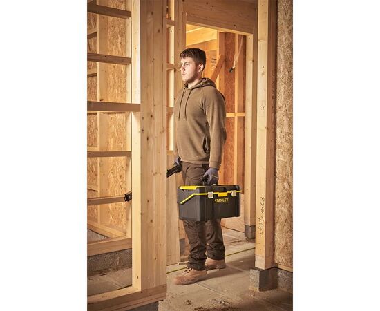 Ящик для инструментов Stanley ESSENTIAL Cantilever, 19", 490х290х250 мм, с металлическими (STST83397-1), изображение 8