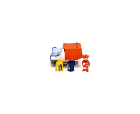 Конструктор Playmobil 1.2.3 Грузовик с мусором (6774), изображение 2 Конструктор Playmobil 1.2.3 Грузовик с мусором (6774), изображение 2