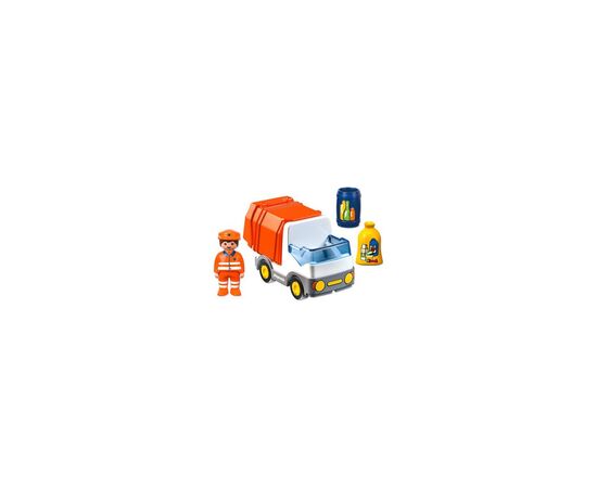 Конструктор Playmobil 1.2.3 Грузовик с мусором (6774), изображение 4 Конструктор Playmobil 1.2.3 Грузовик с мусором (6774), изображение 4