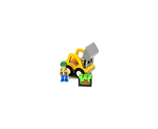 Конструктор Playmobil 1.2.3 Бульдозер (6775), изображение 2 Конструктор Playmobil 1.2.3 Бульдозер (6775), изображение 2