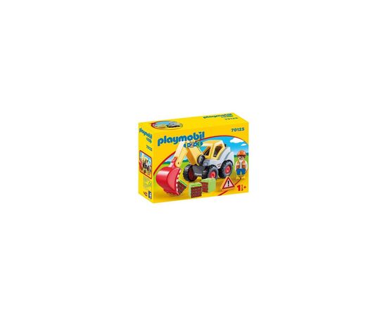 Конструктор Playmobil 1.2.3 Экскаватор с ковшом (70125), изображение 3
