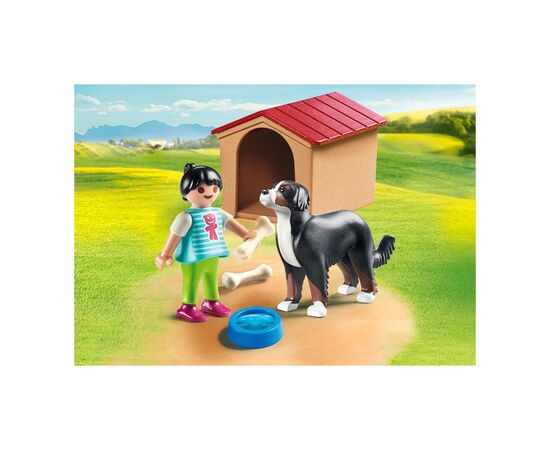 Конструктор Playmobil Country Девочка и собака с будкой (70136), изображение 2