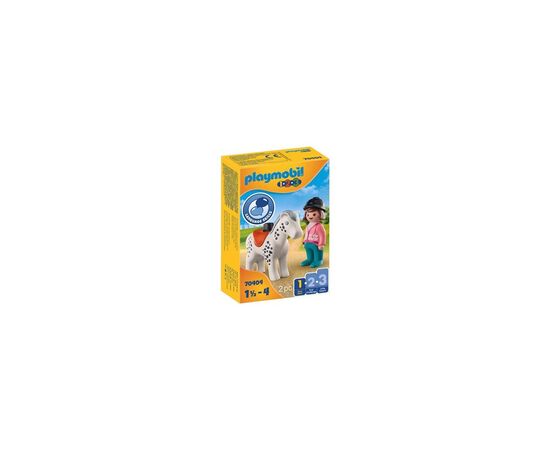 Конструктор Playmobil 1.2.3 Всадник с лошадью (70404), изображение 2