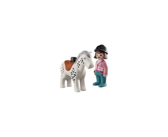 Конструктор Playmobil 1.2.3 Вершник з конем (70404)