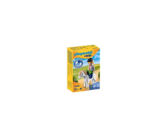 Конструктор Playmobil 1.2.3 Хлопчик з поні (70410)