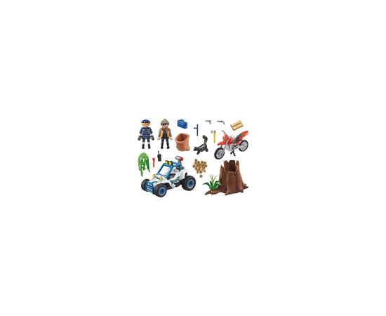 Конструктор Playmobil City Action Полицейский внедорожник с похитителем драгоценностей (70570)