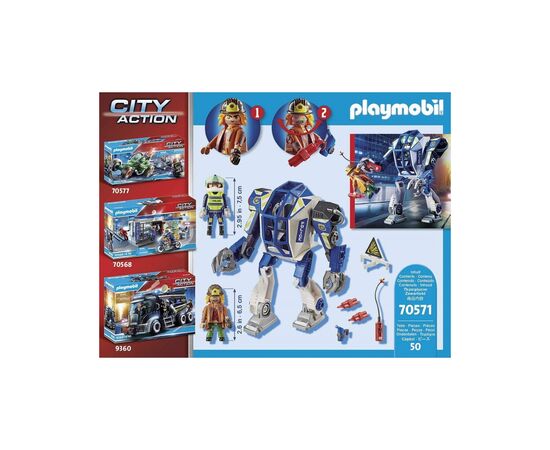 Конструктор Playmobil City action Полицейский робот (70571), изображение 6 Конструктор Playmobil City action Полицейский робот (70571), изображение 6