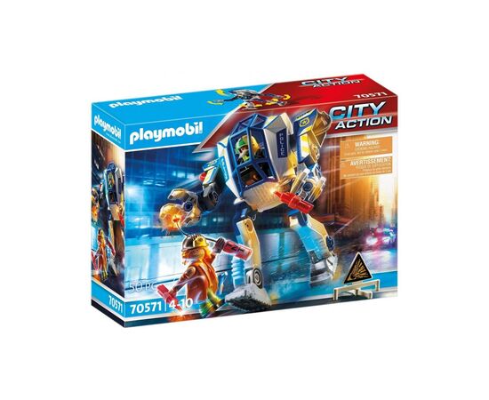 Конструктор Playmobil City action Полицейский робот (70571)