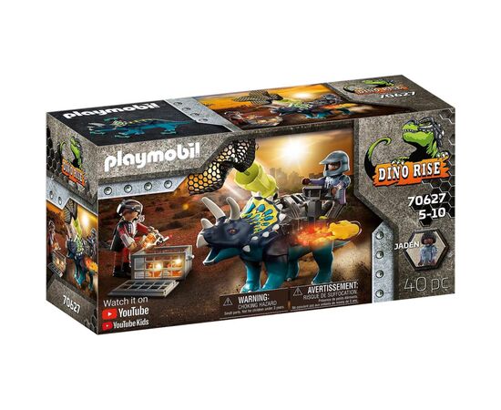 Конструктор Playmobil Dino rise Трицератопс: Битва Легендарных камней (70627)