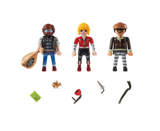 Конструктор Playmobil City action Набор фигур злодеев (70670), изображение 2