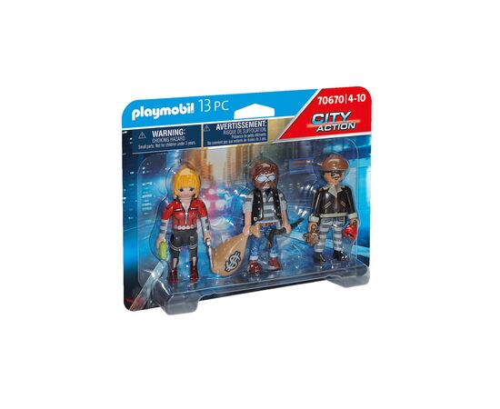 Конструктор Playmobil City action Набор фигур злодеев (70670)