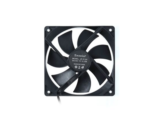 Кулер для корпуса Zezzio ZF-P120 2pin, изображение 2 Кулер для корпуса Zezzio ZF-P120 2pin, изображение 2