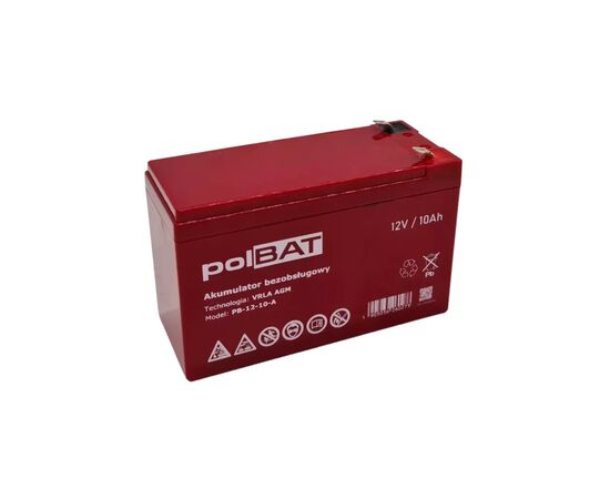 Батарея к ИБП polBAT AGM 12V-10Ah (PB-12-10-A)